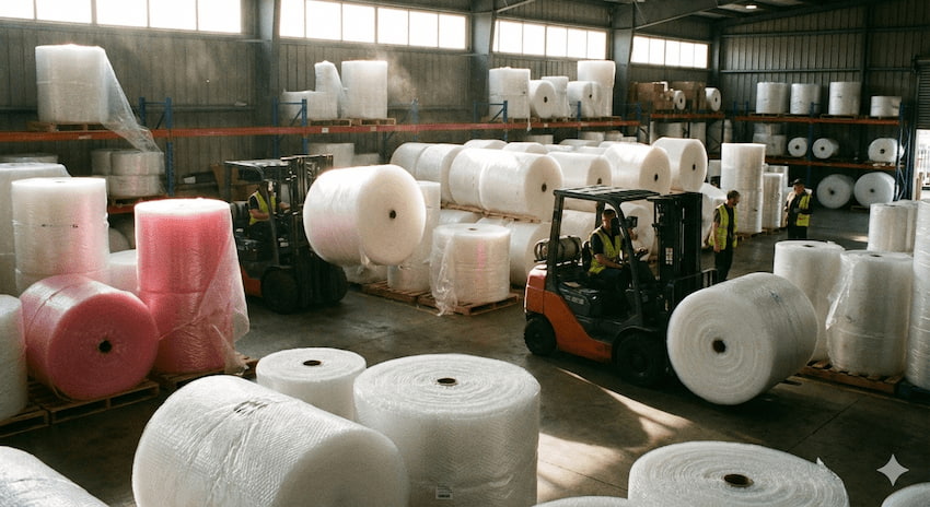 Fabricante de plástico bolha na Zona Norte: entrega rápida e qualidade garantida